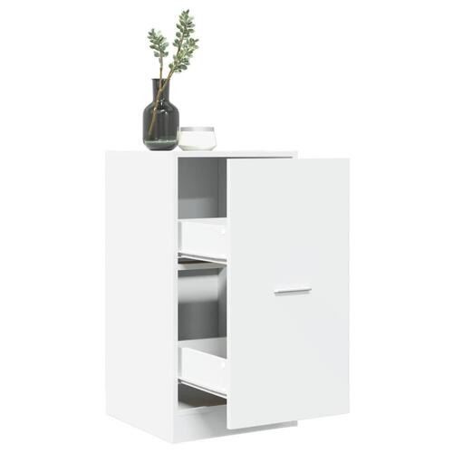 Apotekerskab 40x41x77,5 cm konstrueret træ hvid