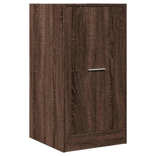 Apotekerskab 40x41x77,5 cm konstrueret træ brun egetræsfarve