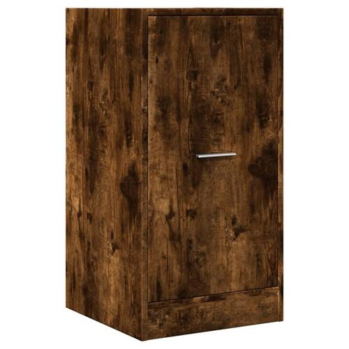 Apotekerskab 40x41x77,5 cm konstrueret træ røget egetræsfarve