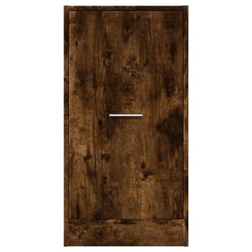 Apotekerskab 40x41x77,5 cm konstrueret træ røget egetræsfarve