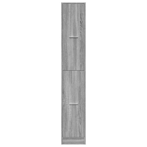 Apotekerskab 30x41x174,5 cm konstrueret træ grå sonoma-eg