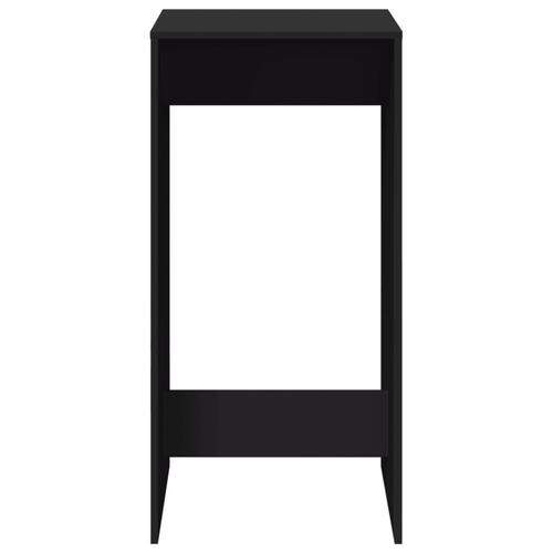 Barbord 51x50x103,5 cm konstrueret træ sort