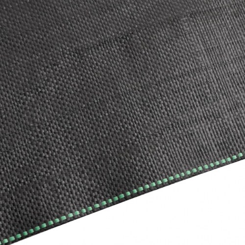 Ukrudtsdug 0,5 × 25 m - sort PP, 150 g/m²