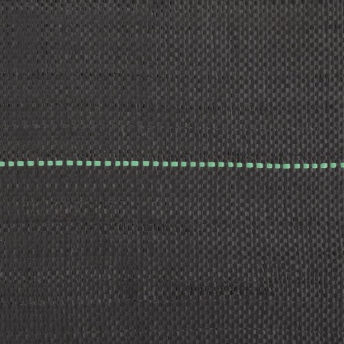 Ukrudtsdug 0,5 × 25 m - sort PP, 150 g/m²