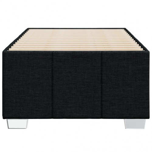 Sengeramme i stof 90 x 200 cm - sort