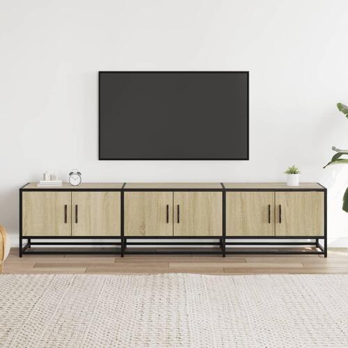 Tv-bord 180x35x41 cm konstrueret træ sonoma-eg
