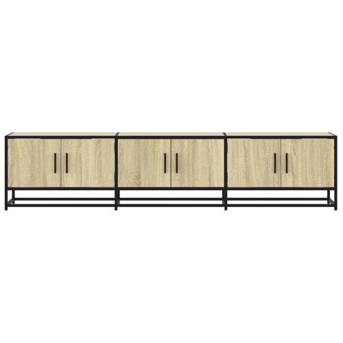 Tv-bord 180x35x41 cm konstrueret træ sonoma-eg