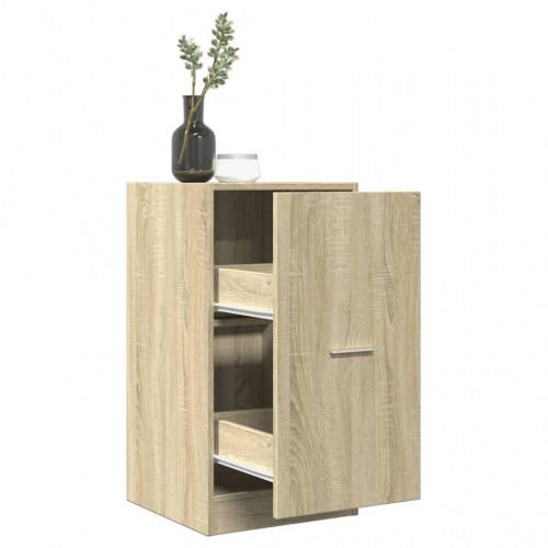 Apotekerskab 40 × 41 × 77,5 cm i konstrueret træ - sonoma eg