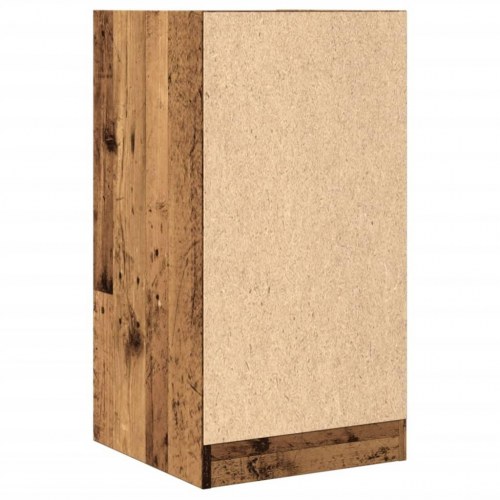 Apotekerskab 40×41×77,5 cm i konstrueret træ - gammelt træ-look