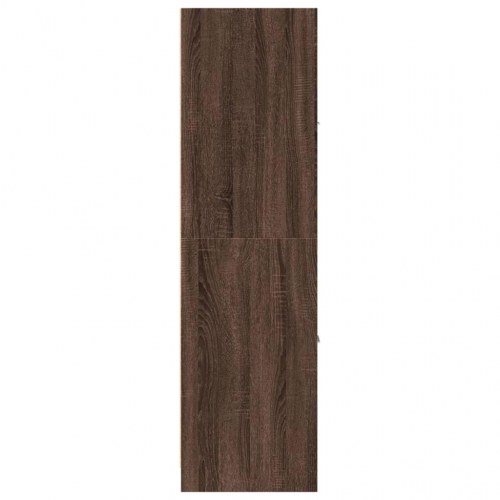 Apotekerskab 40×41×144,5 cm - konstrueret træ i brun egetræsfarve