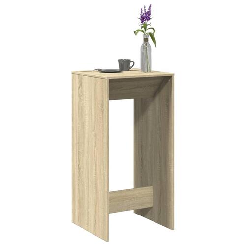 Barbord 51x50x103,5 cm konstrueret træ sonoma-eg