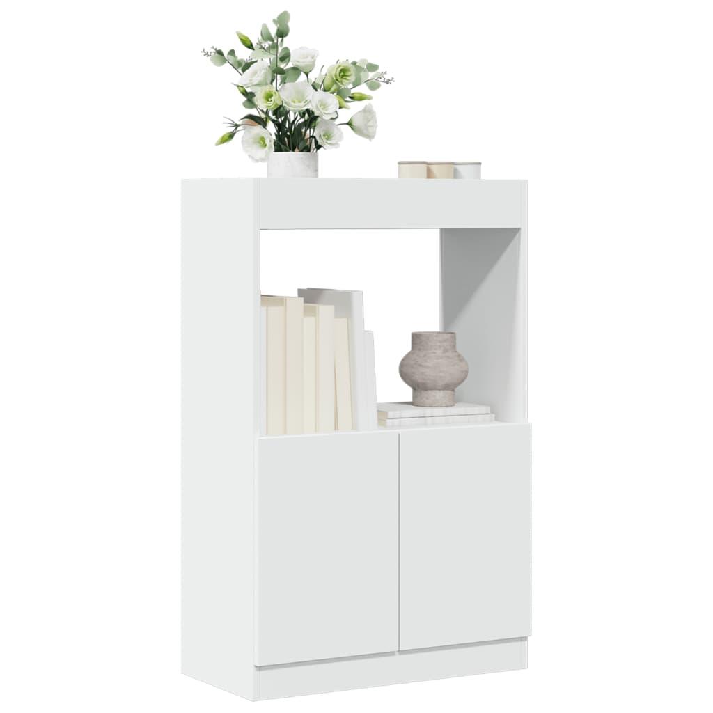 Skab 63x33x100 cm konstrueret træ hvid