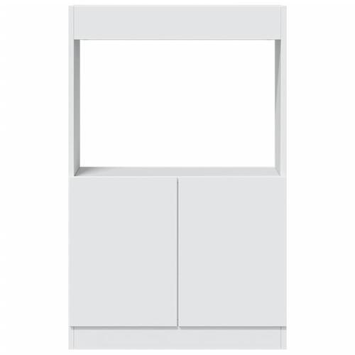 Skab 63x33x100 cm konstrueret træ hvid