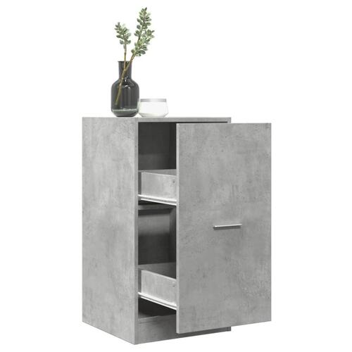 Apotekerskab 40x41x77,5 cm konstrueret træ betongrå