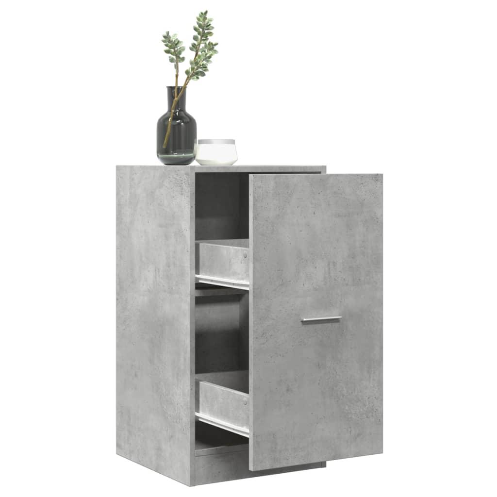Apotekerskab 40x41x77,5 cm konstrueret træ betongrå