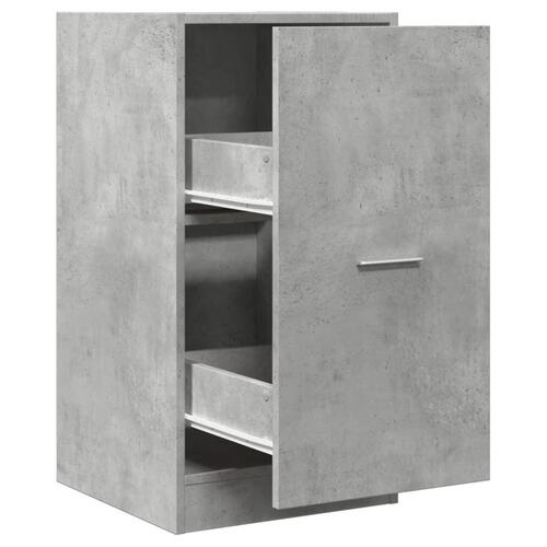 Apotekerskab 40x41x77,5 cm konstrueret træ betongrå