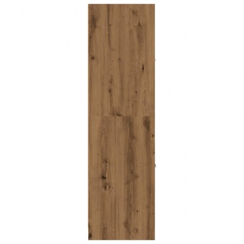 Apotekerskab 40×41×144,5 cm i konstrueret træ - egetræsfarve