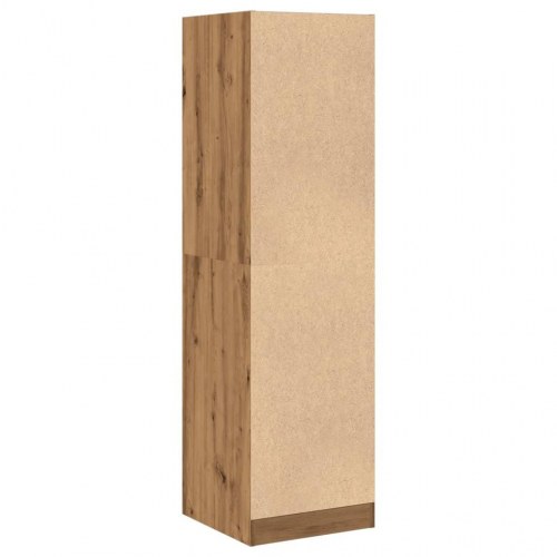 Apotekerskab 40×41×144,5 cm i konstrueret træ - egetræsfarve