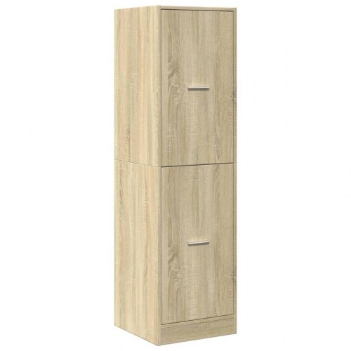 Apotekerskab 40 × 41 × 144,5 cm i konstrueret træ - sonoma-eg