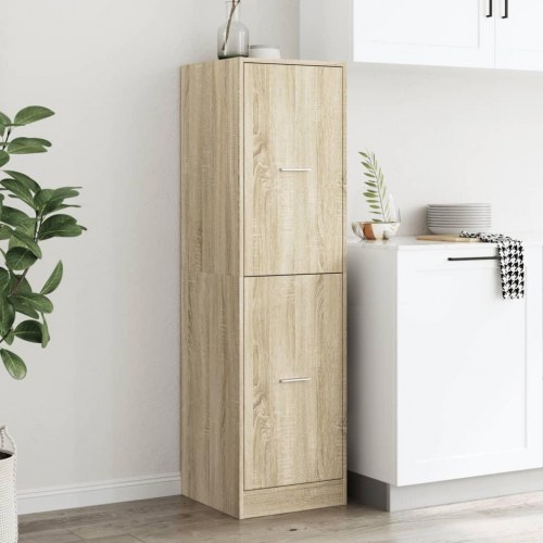 Apotekerskab 40 × 41 × 144,5 cm i konstrueret træ - sonoma-eg