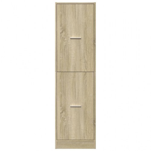 Apotekerskab 40 × 41 × 144,5 cm i konstrueret træ - sonoma-eg
