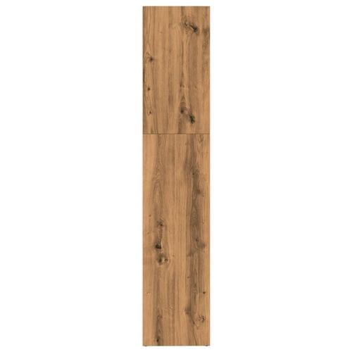 Bogreol 80x30x152 cm konstrueret træ kunsteg