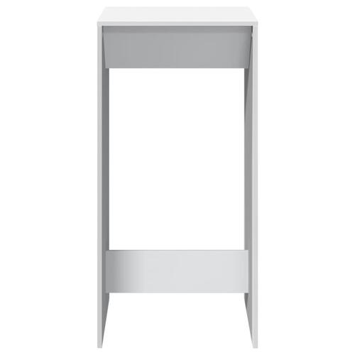 Barbord 51x50x103,5 cm konstrueret træ hvid