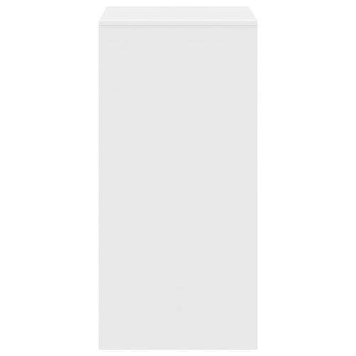 Barbord 51x50x103,5 cm konstrueret træ hvid
