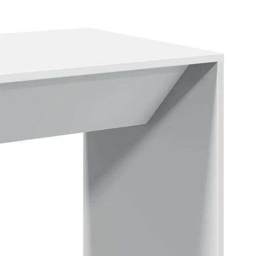 Barbord 51x50x103,5 cm konstrueret træ hvid