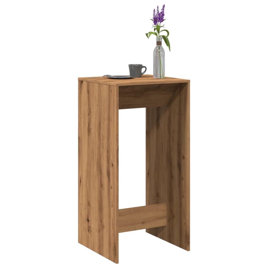 Barbord 51x50x103,5 cm konstrueret træ gammelt trælook