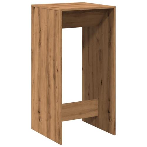 Barbord 51x50x103,5 cm konstrueret træ gammelt trælook