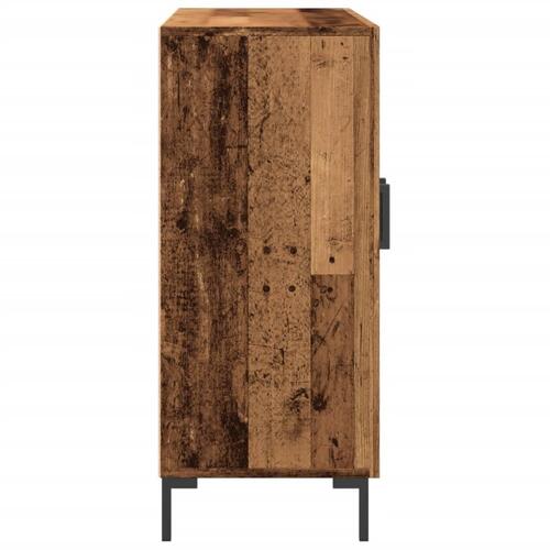 Skab 90x34x80 cm konstrueret træ gammelt træ-look