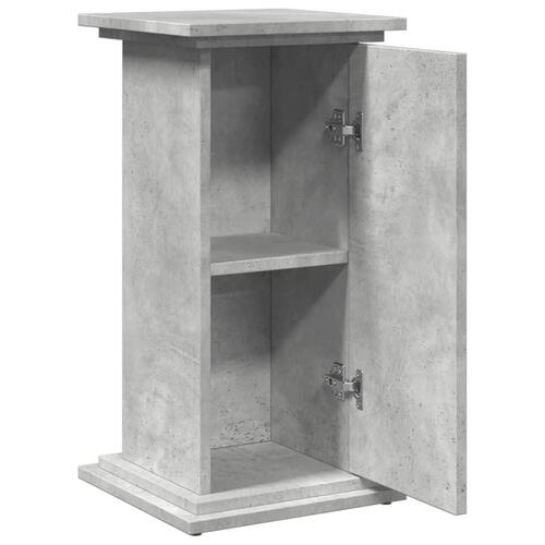 Piedestal med opbevaring 31x30x60 cm konstrueret træ betongrå
