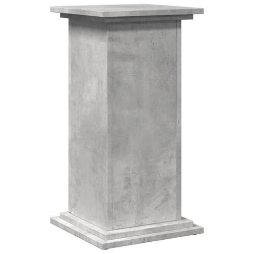 Piedestal med opbevaring 31x30x60 cm konstrueret træ betongrå