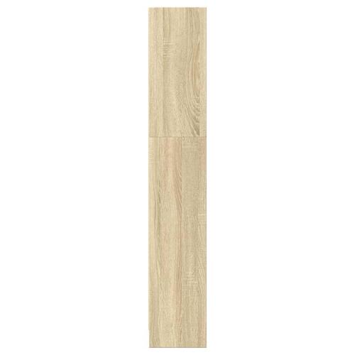 Bogreol 40x24x143 cm konstrueret træ sonoma-eg