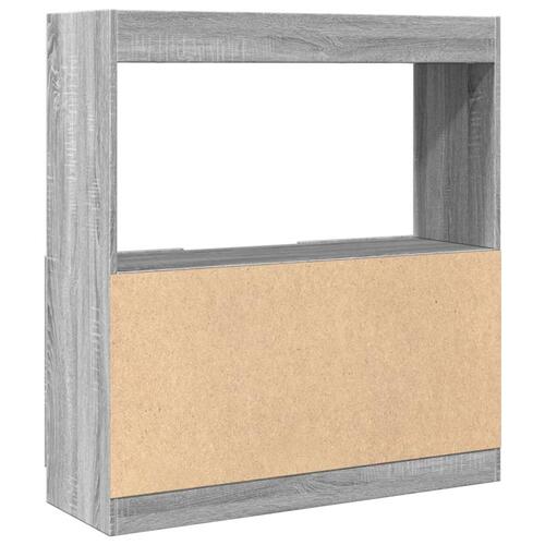 Højskab 92x33x100 cm konstrueret træ grå sonoma-eg