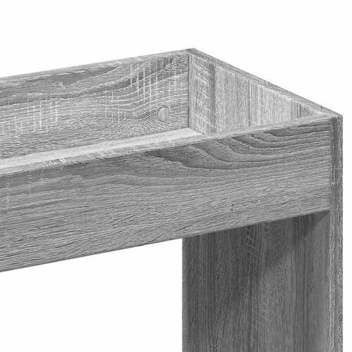 Højskab 92x33x100 cm konstrueret træ grå sonoma-eg