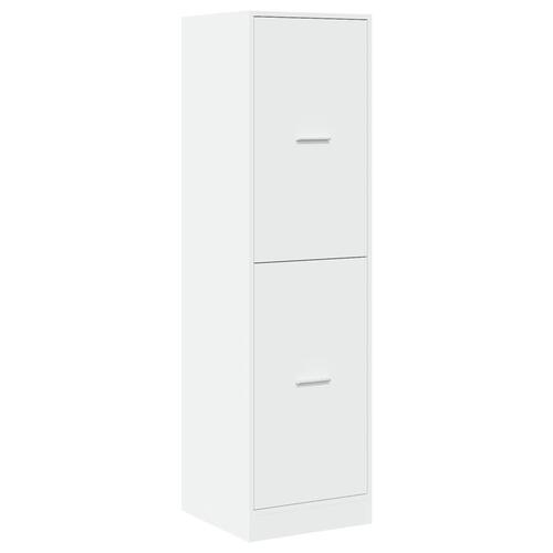 Apotekerskab 40x41x144,5 cm konstrueret træ hvid