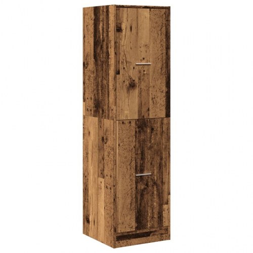 Apotekerskab 40 × 41 × 144,5 cm - konstrueret træ i gammelt træ-look