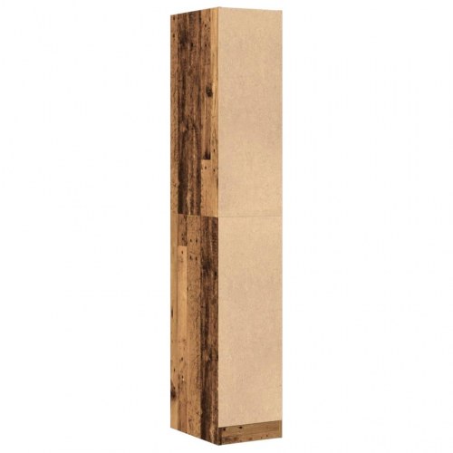Apotekerskab 30 × 41 × 174,5 cm - konstrueret træ i gammelt træ-look