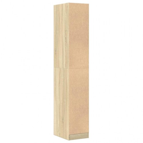 Apotekerskab 30×41×174,5 cm i konstrueret træ - sonoma-eg