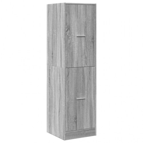Apotekerskab 40×41×144,5 cm - grå sonoma-eg, konstrueret træ