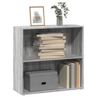 Bogreol 80x30x77 cm konstrueret træ grå sonoma-eg
