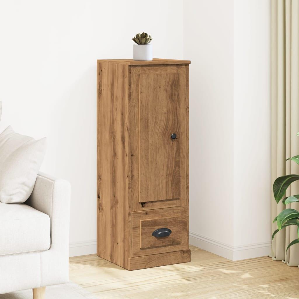 Skænk 36x35,5x103,5 cm konstrueret træ egetræsfarve