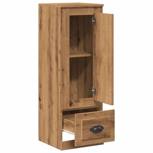 Skænk 36x35,5x103,5 cm konstrueret træ egetræsfarve