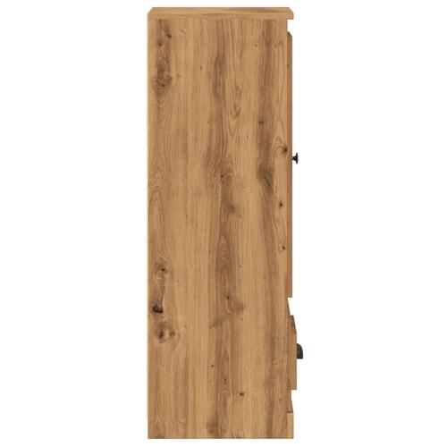 Skænk 36x35,5x103,5 cm konstrueret træ egetræsfarve