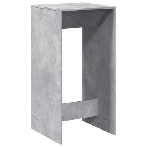 Barbord 51x50x103,5 cm konstrueret træ betongrå