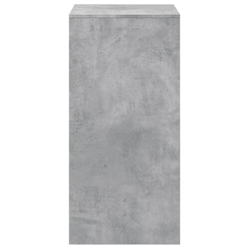 Barbord 51x50x103,5 cm konstrueret træ betongrå