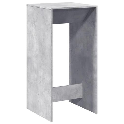 Barbord 51x50x103,5 cm konstrueret træ betongrå