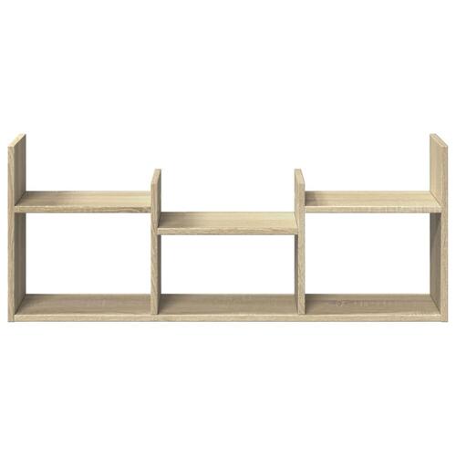 Vægskab 100x18x40 cm konstrueret træ sonoma-eg